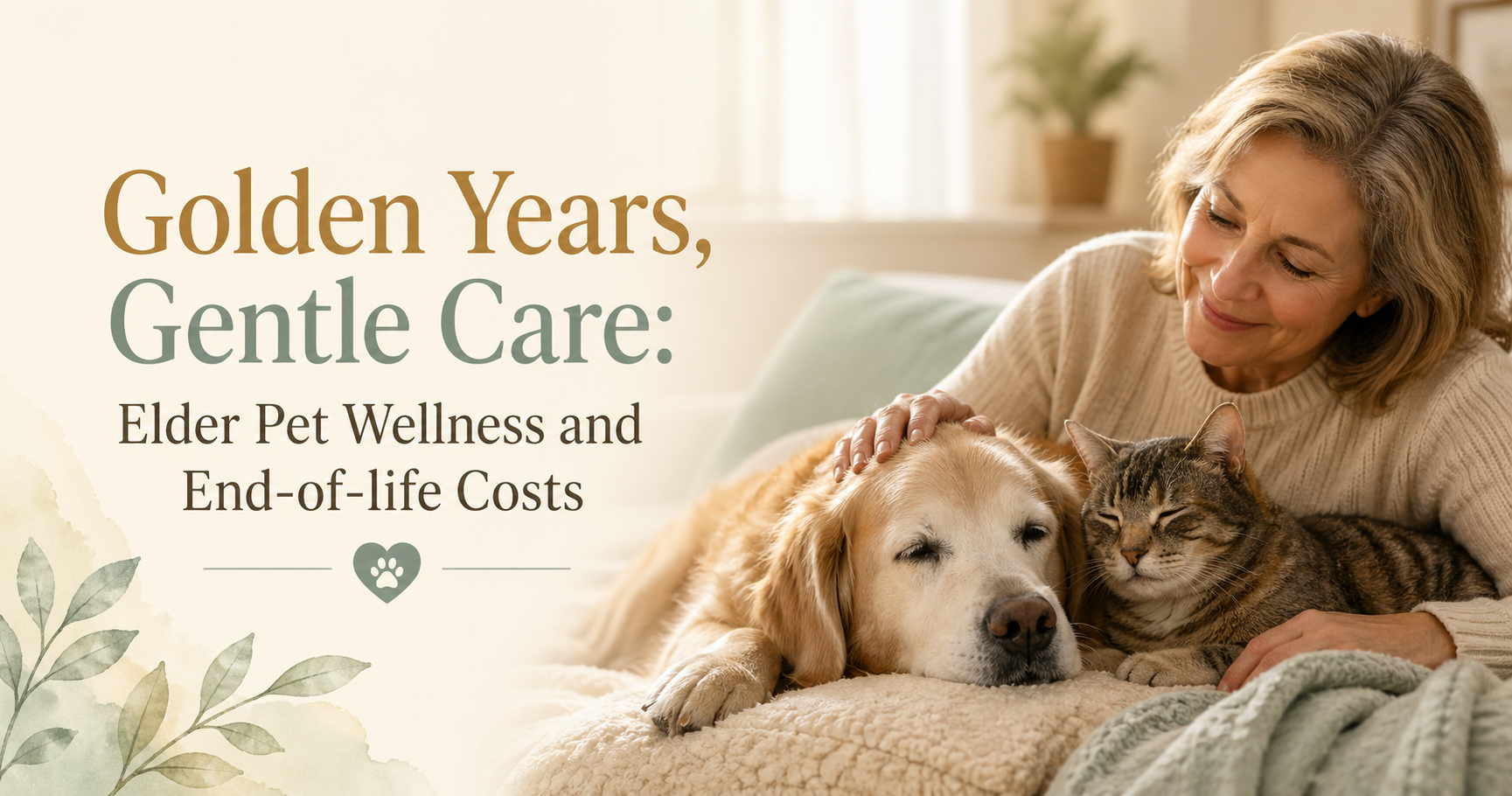 Golden Years, Gentle Care: Elder Pet Wellness and End-of-life Costs